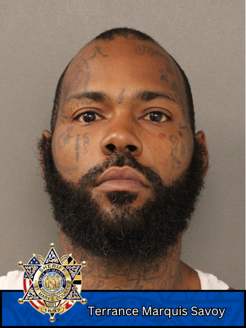 image of a man with dark hair and a beard in a booking photo