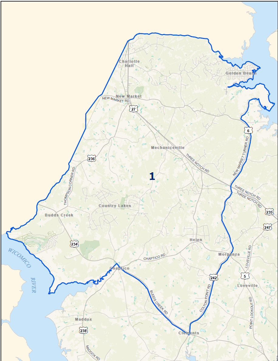 Map of District 1